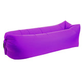 Portable Garden Sofas Ultralight Fast Inflatable Sofa Lazy bag Air Bag Outdoor Camping Air Sofa Beach Bed Air Nylon Banana Sofa