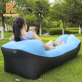 Portable Garden Sofas Ultralight Fast Inflatable Sofa Lazy bag Air Bag Outdoor Camping Air Sofa Beach Bed Air Nylon Banana Sofa
