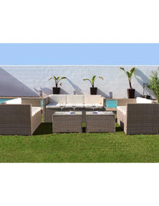 KieferGarden. LOS ANGELES 9. Shipping from Spain. Material Rattan. Conjunto de sofas. Furniture outside.