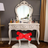 European Dressing Table Carve Celebrity Makeup Table Penteadeira Bedroom Furniture Vanity Mirror Makyaj Masası Kaptafel Cheap