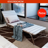 Simple Modern Folding Single Bed Office Living Room Balcony Lazy Noon Break Folding Bed Soft Cotton Fabirc Adjustable Sofa Bed