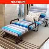 Simple Modern Folding Single Bed Office Living Room Balcony Lazy Noon Break Folding Bed Soft Cotton Fabirc Adjustable Sofa Bed