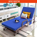 Simple Modern Folding Single Bed Office Living Room Balcony Lazy Noon Break Folding Bed Soft Cotton Fabirc Adjustable Sofa Bed