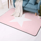 Korean Design Star Printed Carpet Anti-Slip Floor Rug Bath Mat Soft Baby Playing Carpets for Living Room Indoor Bedroom Rug