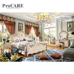 2018 New Arrival Modern Home Unique Designs Leather Bed Designer Furniture PROCARE - 939