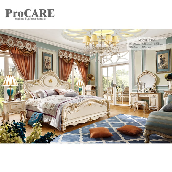 2018 New Arrival Modern Home Unique Designs Leather Bed Designer Furniture PROCARE - 939