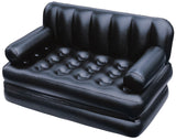 Multifunctional Inflatable Sofa Leather Folding Sofa Bed Outddor Furniture Garden Sofa Bedroom Portable Soft Bed for 2 Person