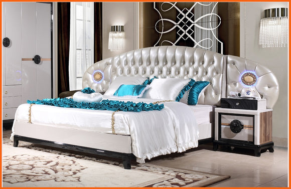 Muebles De Madera Quarto Bedroom Set Sale Y.g Furniture High Quality Discount King Size Bed, Night Stand, Wardrobe, Dresser ,