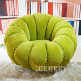 Rotatable Modern Pumpkin Design Chaise Lazy Soft Chair Living Room Sofa Furniture Daybed Legless Chair Home Furniture Washable