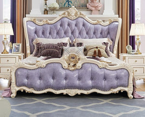 Best Quality home furniture carved bed room set Modern style bed