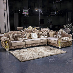 living room furniture modern fabric sofa European sectional sofa set a1274