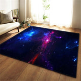 3D Galaxy Space Stars Carpets Living Room Decoration Bedroom Parlor Tea Table Area Rug Mat Soft Flannel Large Rug and Carpet