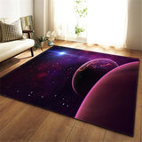 3D Galaxy Space Stars Carpets Living Room Decoration Bedroom Parlor Tea Table Area Rug Mat Soft Flannel Large Rug and Carpet