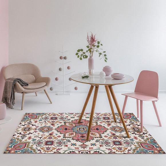 Vintage Classic Geometric Carpets For Living Room Home Bedroom Persian Carpet Coffee Table Area Rugs Tapete Delicate Floor Mats