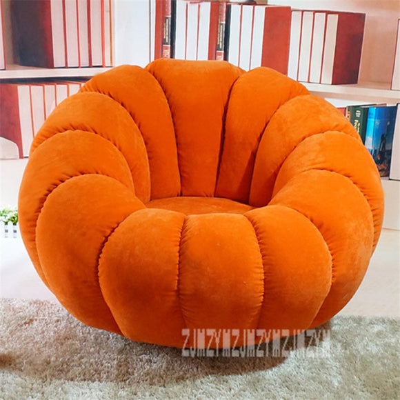Rotatable Modern Pumpkin Design Chaise Lazy Soft Chair Living Room Sofa Furniture Daybed Legless Chair Home Furniture Washable