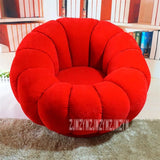 Rotatable Modern Pumpkin Design Chaise Lazy Soft Chair Living Room Sofa Furniture Daybed Legless Chair Home Furniture Washable