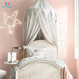 Cotton Baby Crib Netting Bed Curtain Triangle Lace Baby Chiffon Dome Mosquito Nets Fantasy Light Yarn Children's room Decoration
