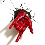 Marvel avengers LED wall lamp bedroom living room 3D creative Light Ironman for Spiderman Hulk Deadpool Captain American Quake