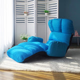 H Foldable Chaise Lounge Chair 6 Color Adjustable Recliner Living Room Furniture Japanese Style Daybed Sleeper Sofa Armchair