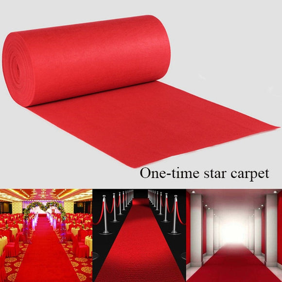 LGOLOL Brand 1-20m Red Wedding Banquet Celebration Carpet Film Festival Outdoor Event Reward Decoration Carpet Shipping Free