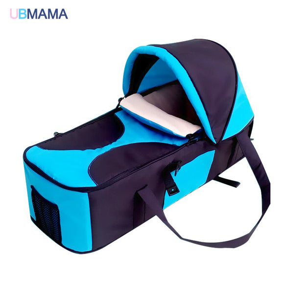 75*30*20cm With sunshade awning  and washable Game beds baby's trend of children's mobile baby bed for 0-12M baby
